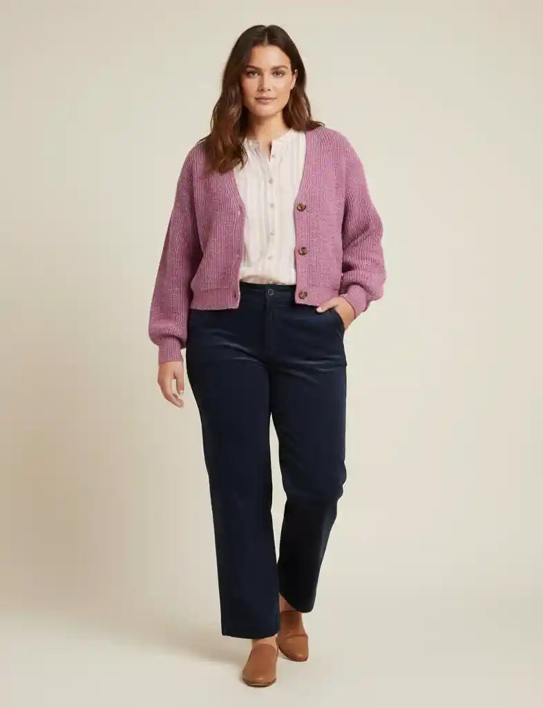 Pantaloni di Velluto Blu scuro