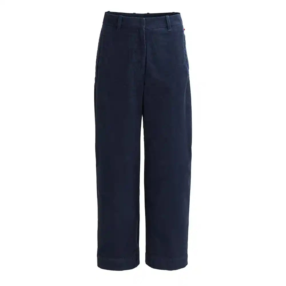 Pantaloni di Velluto Blu scuro