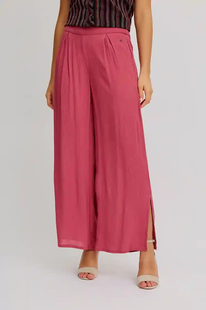 Pantaloni palazzo donna in viscosa ecovero