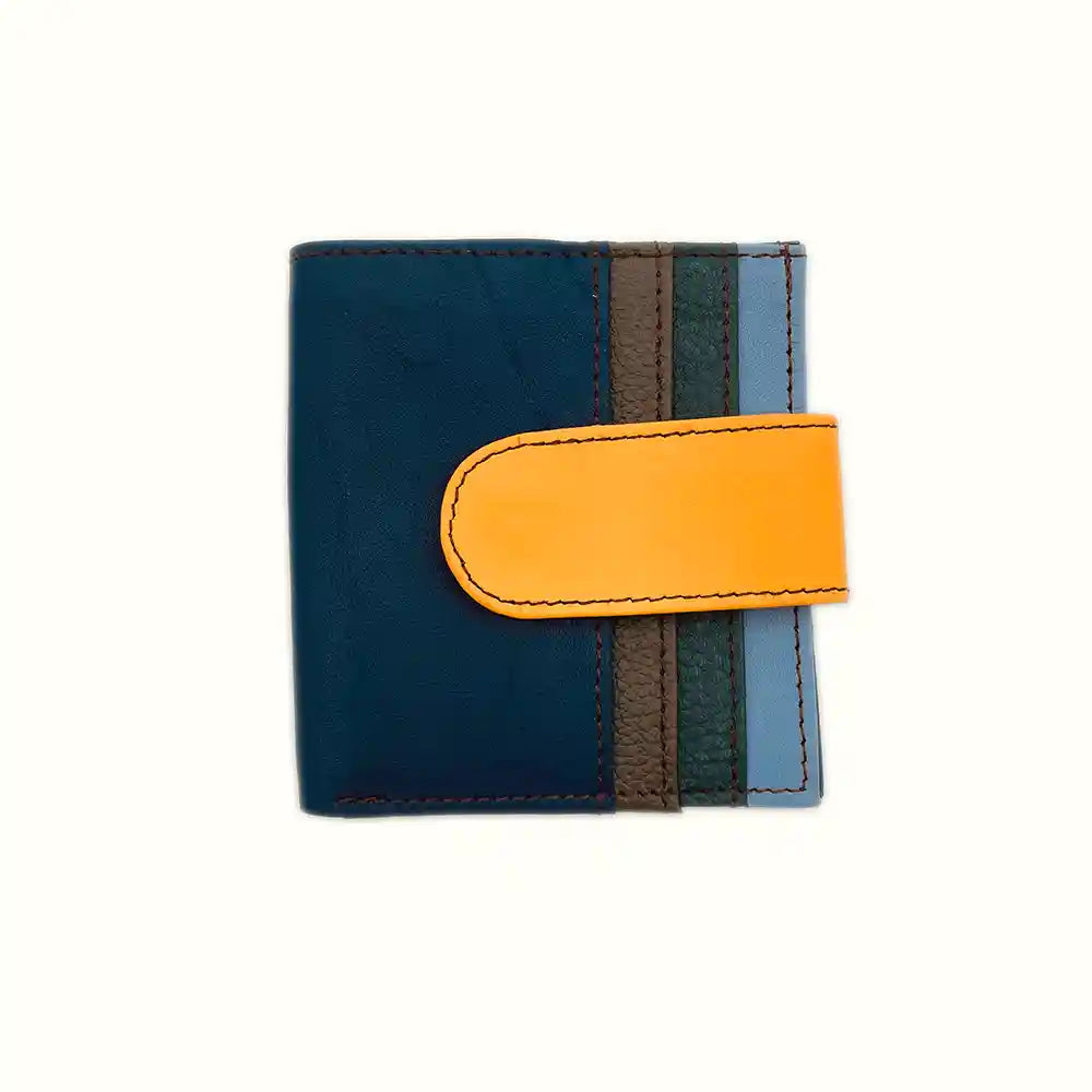 Portafoglio piccolo in pelle riciclata