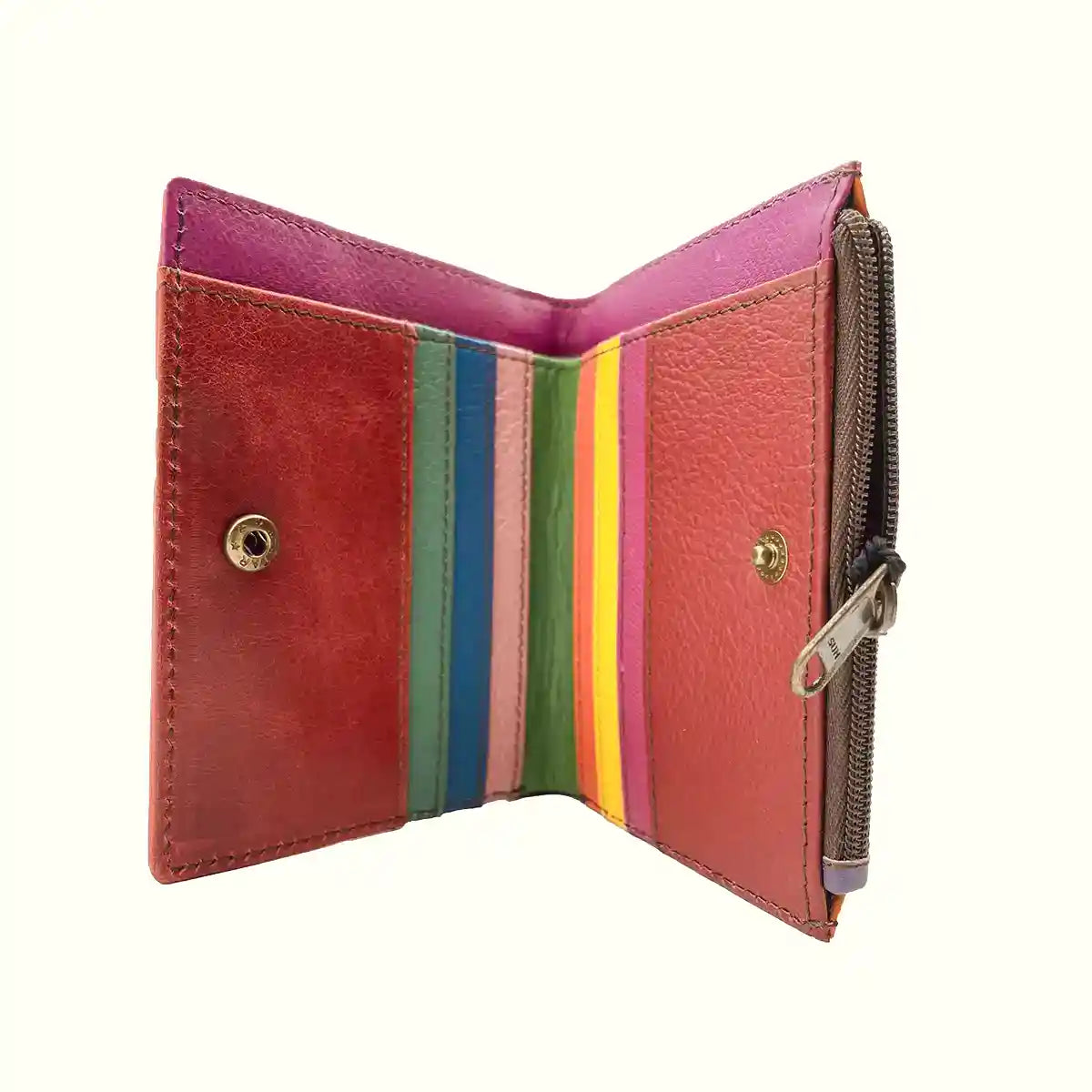 Portafoglio piccolo con zip