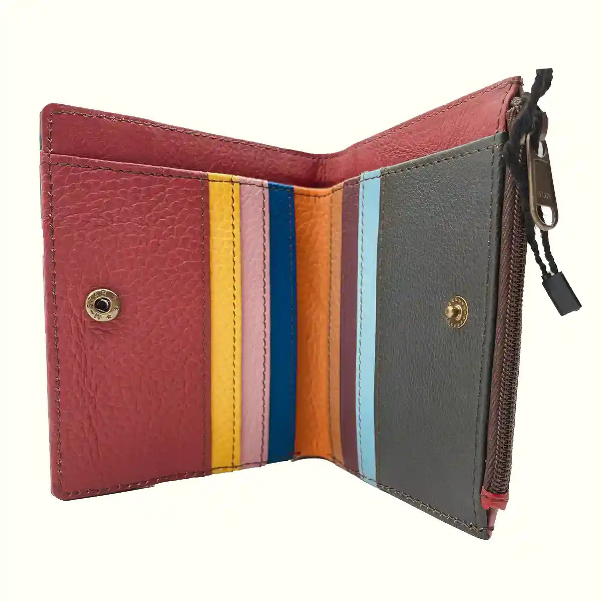 Portafoglio piccolo con zip