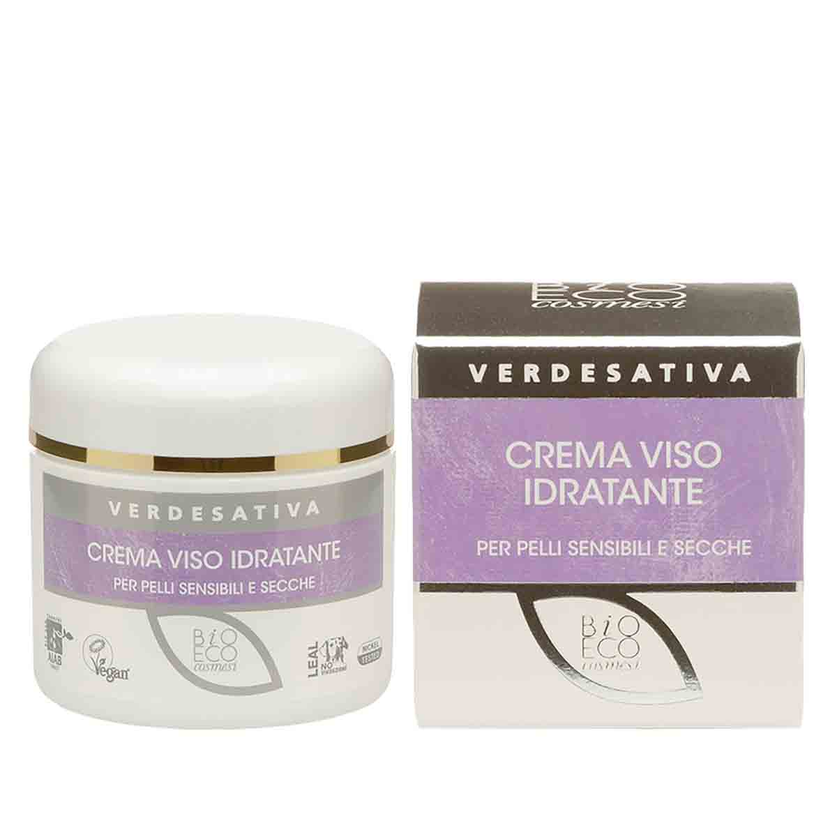 Cream viso idratante Per pelli sensibili e secche