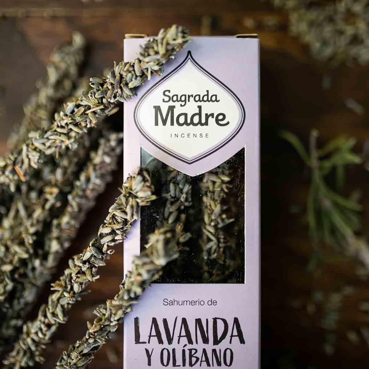 Incenso Naturale Botanico Lavanda e Olibano Sagrada Madre