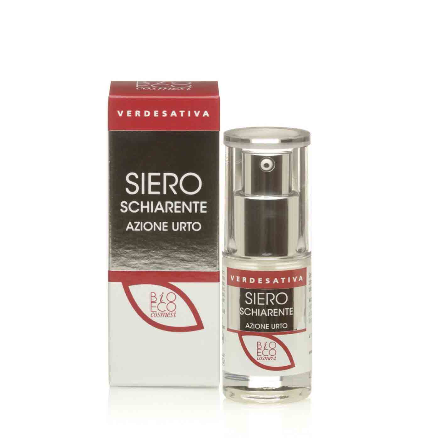 Siero viso schiarente - azione urto antirughe Verdesativa