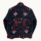 Giacca Suzani in velluto ricamato