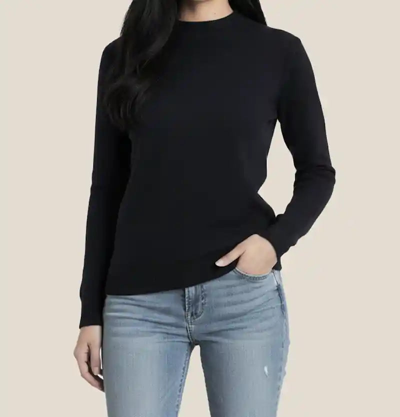 Maglione Girocollo - Nero