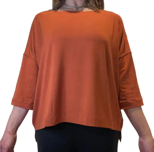 blusa in viscosa di bamboo