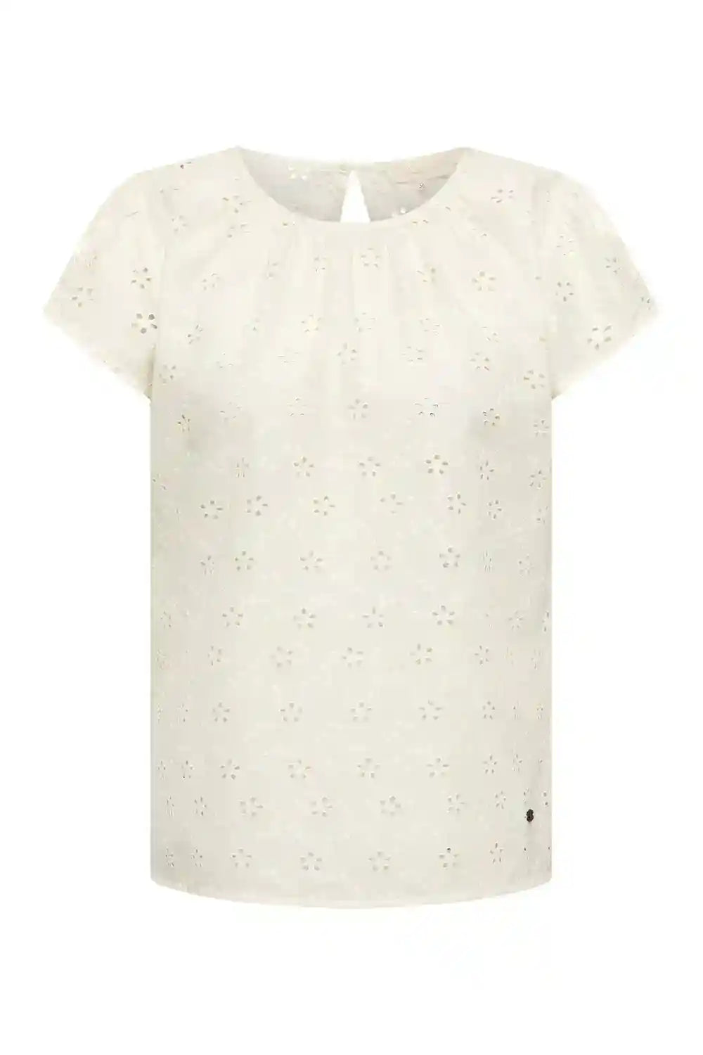 Texture ricamo effetto pizzo tessuto traforato