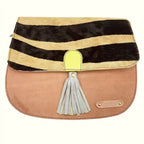 Borsa Scamosciata Animalier