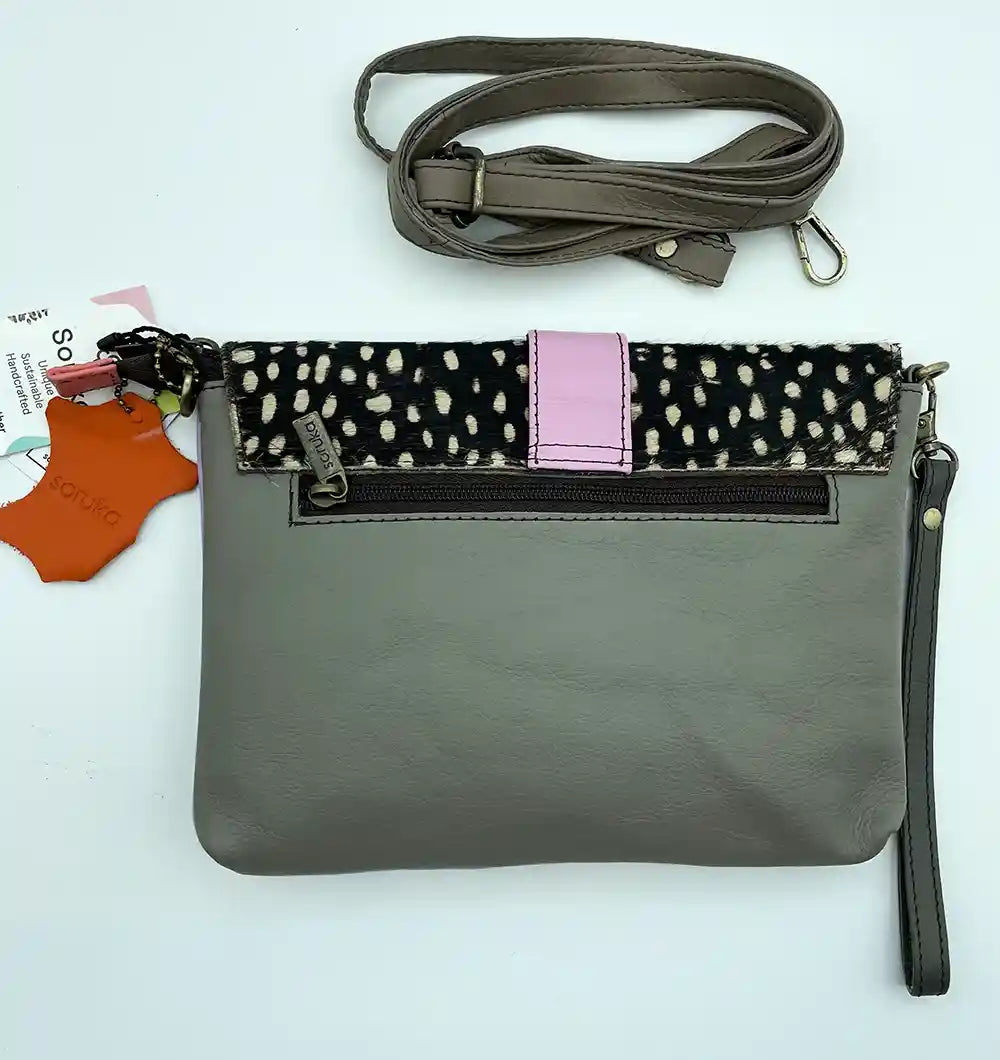 Borsa Pochette in stampa animalier