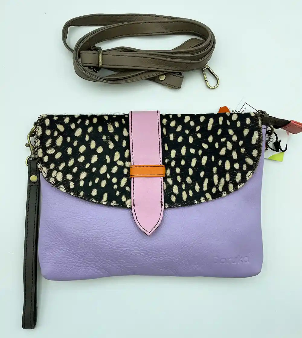 Borsa Pochette in stampa animalier