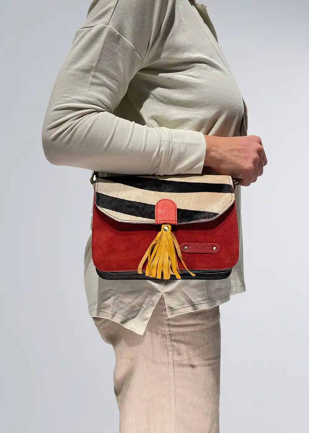 Borsetta Scamosciata con Tracolla