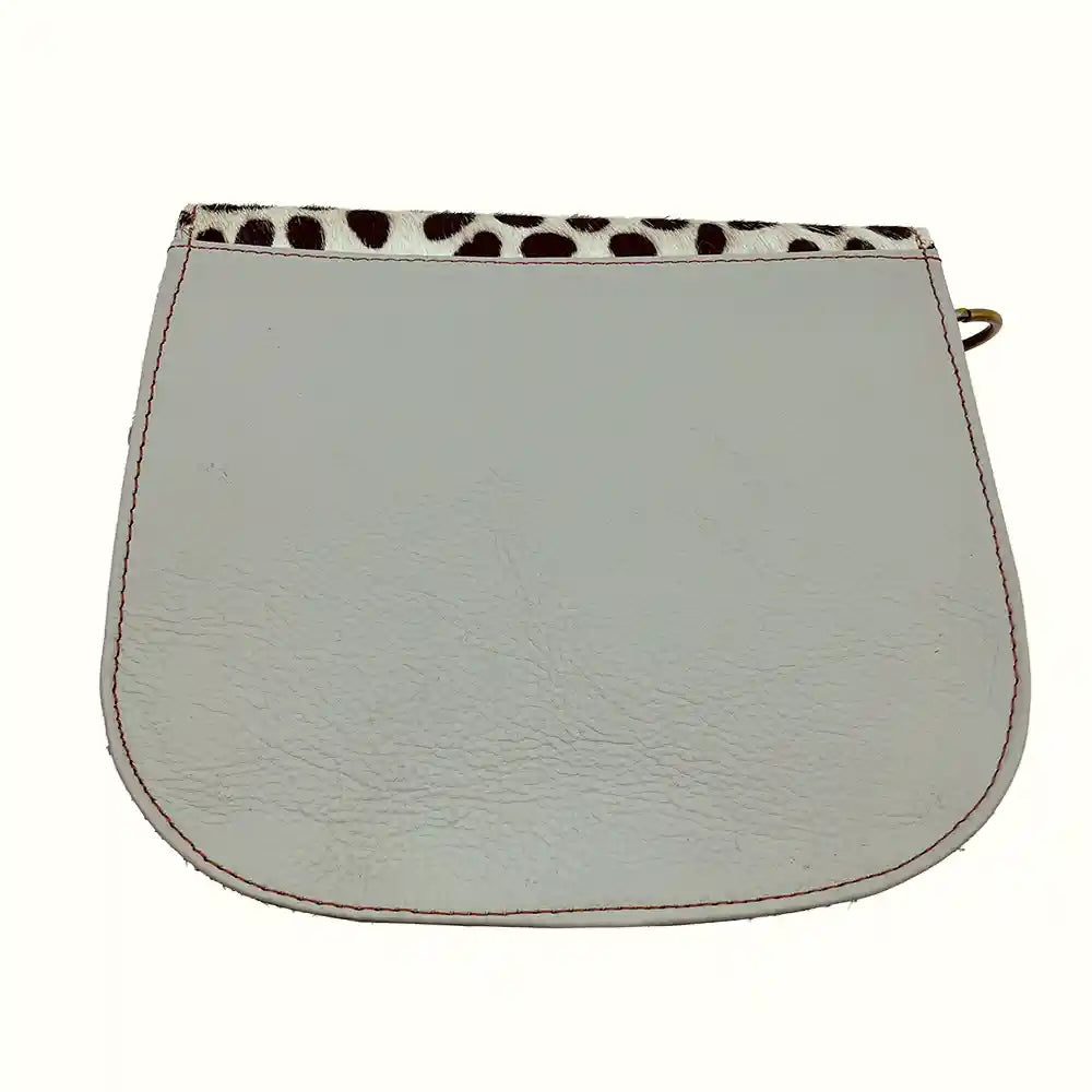 Borsetta in pelle scamosciata con tracolla