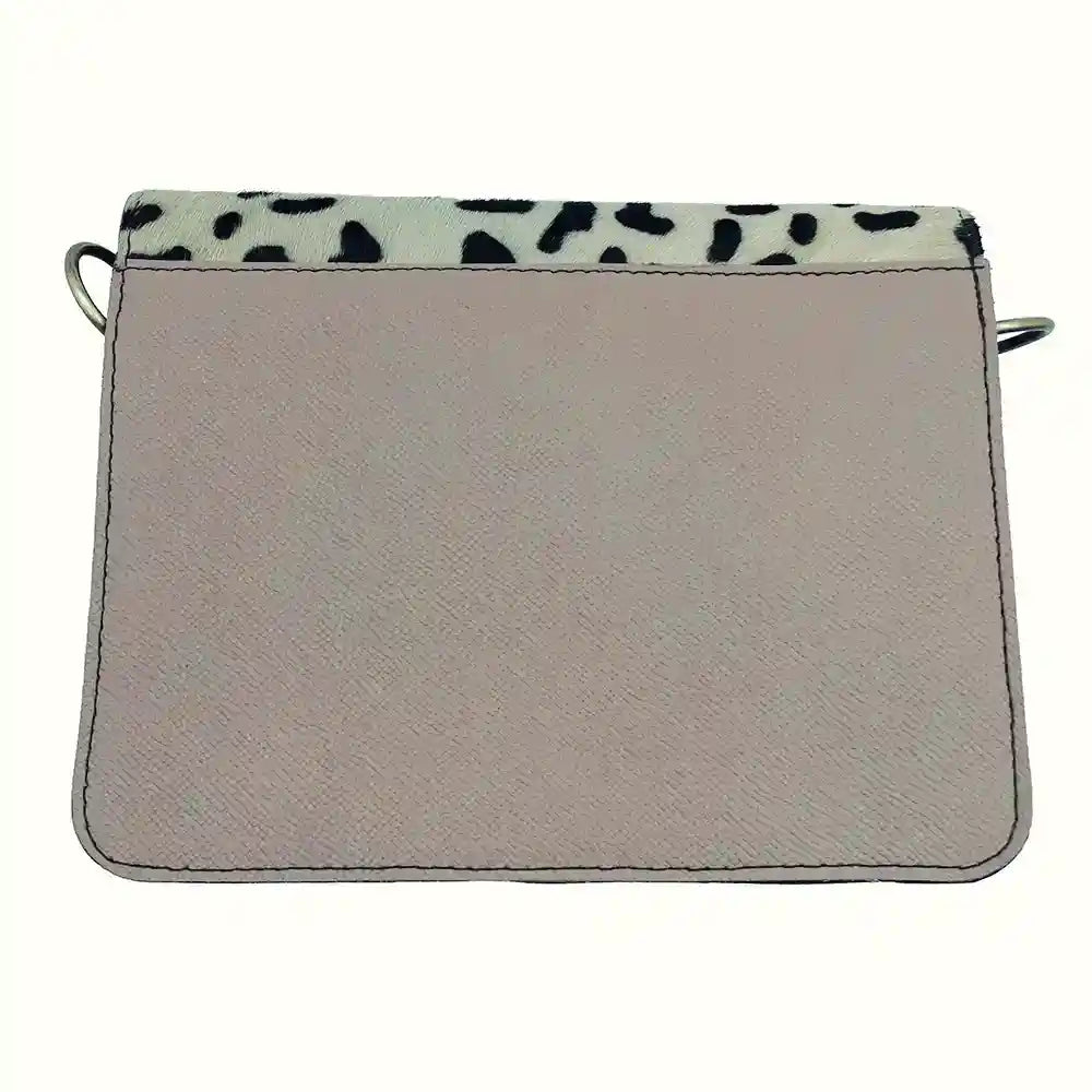 Borsa piccola in pelle liscia con tracolla