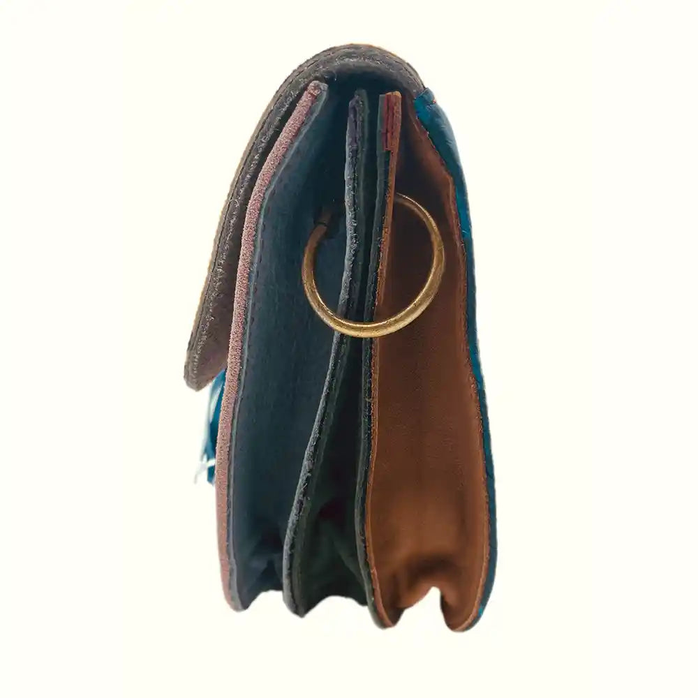 Borsa in Pelle Scamosciata