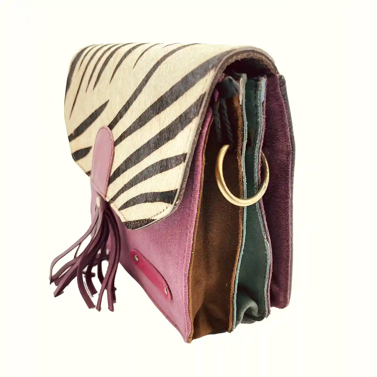Borsa in Pelle Scamosciata