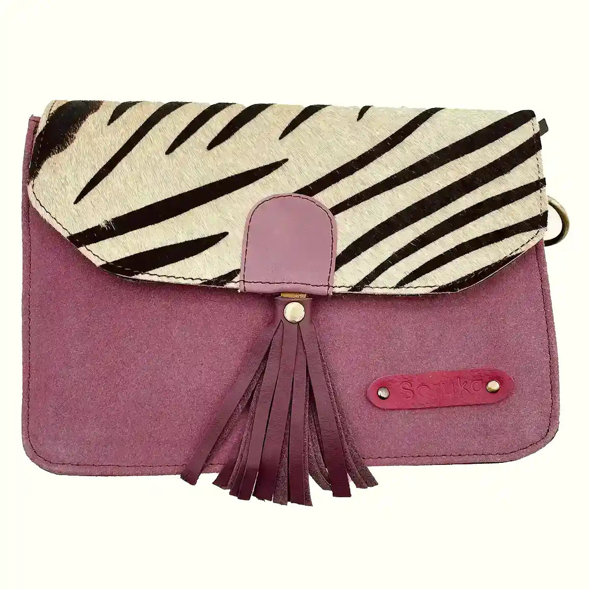 Borsa in Pelle Scamosciata