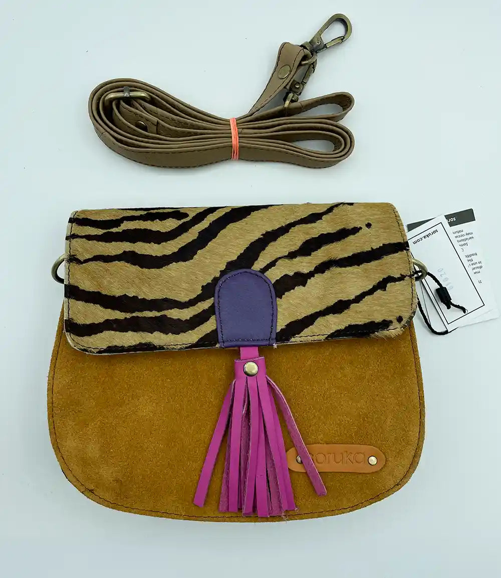 Borsetta in Pelle Scamosciata
