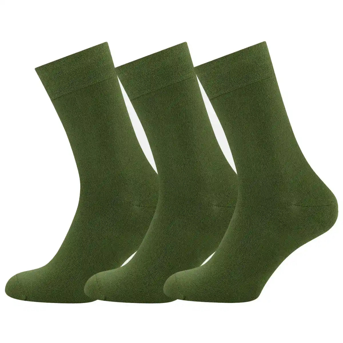 Calzini in Bambù a metà polpaccio - Verde bosco