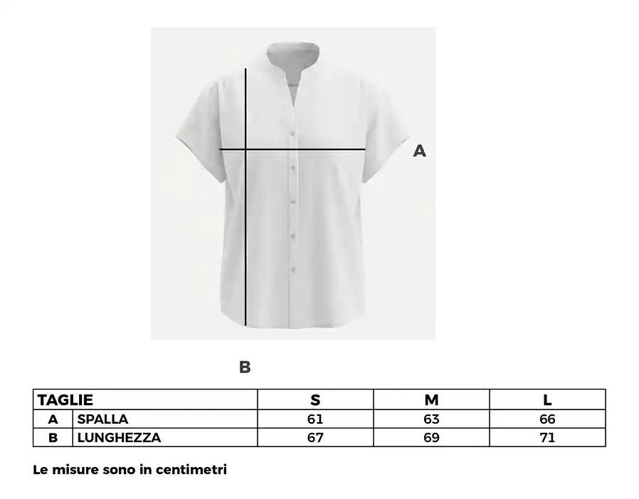 Camicia cotone jacquard bianca collo coreana