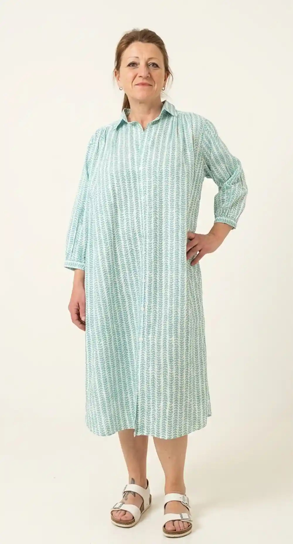Camicione in cotone indiano con Stampa Batik