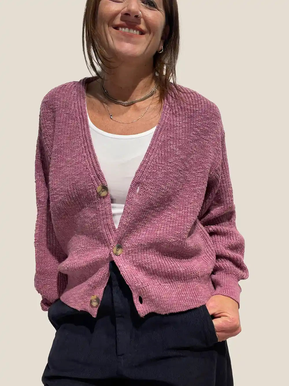 Cardigan Donna Cotone Biologico