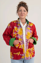 Giacca trapuntata indiana donna 