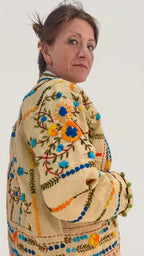Giacca Phulkari 'Giardino Verde'