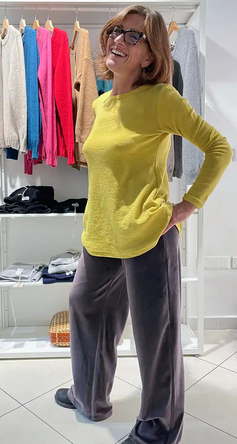 Tranquillo Pantaloni Donna in velluto