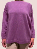 Maglione Donna in Cashmere Taglia unica Malva