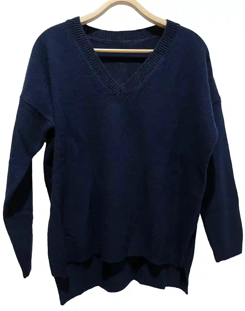 Maglione Donna Cashmere Oversize Scollo a V