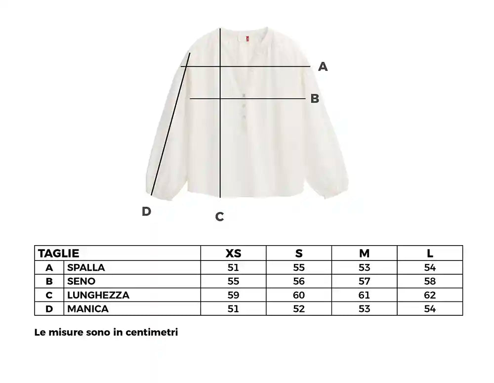 Blusa Bianca Donna