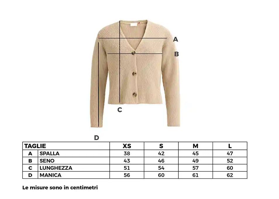 Cardigan Donna Corto