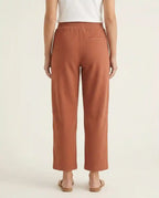 Pantalone donna morbido cotone biologico elastico vita 