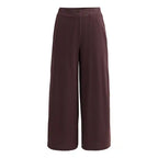 Pantalone largo con elastico in vita
