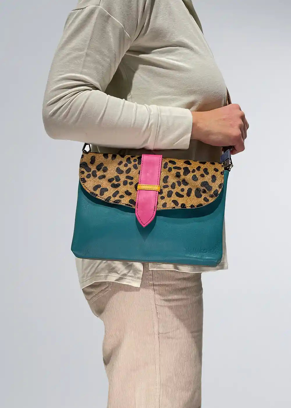 Borsa Pochette con tracolla come la indosso