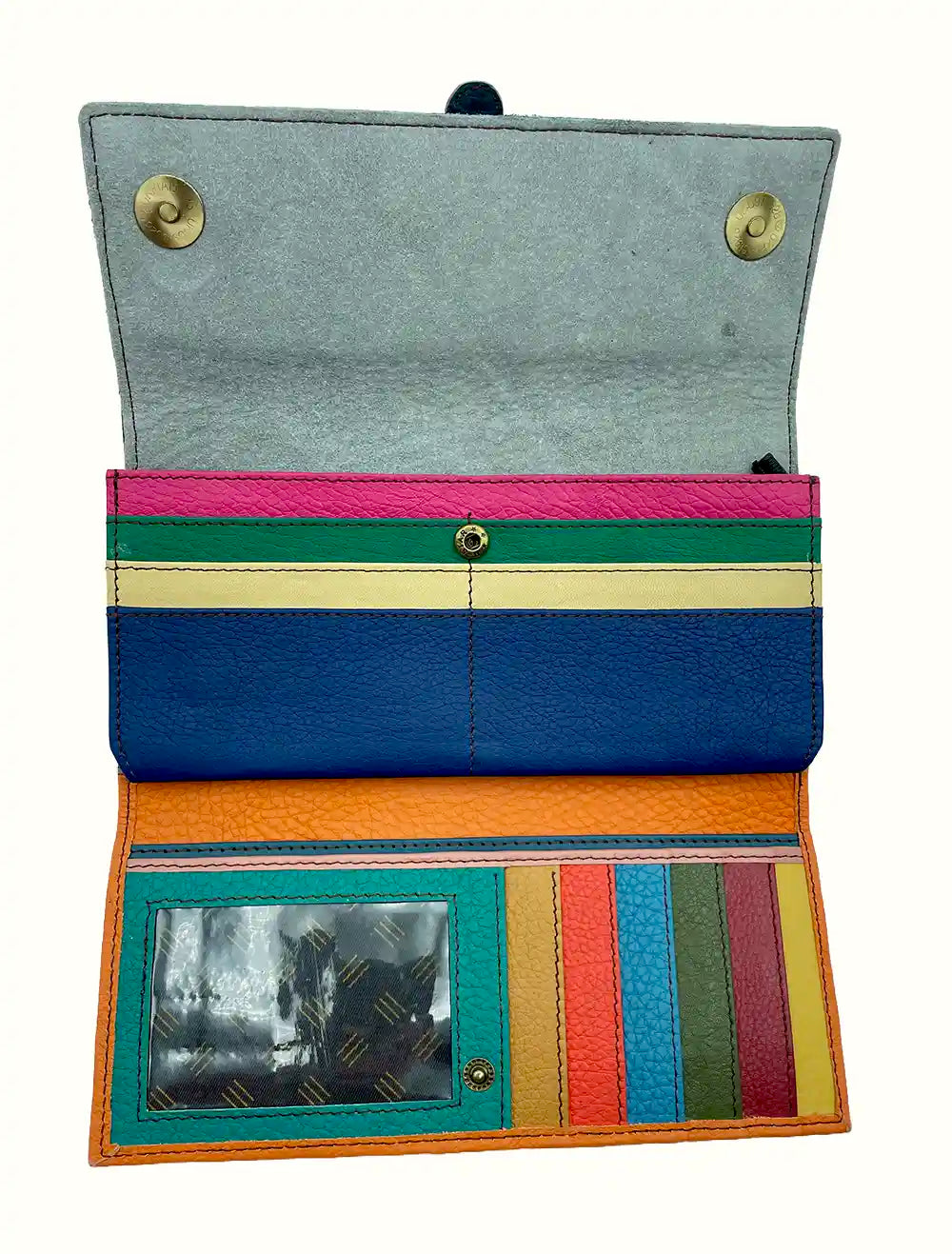 Portafoglio Donna con animalier in pelle riciclata