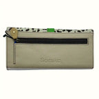 Portafoglio Donna con animalier in pelle riciclata