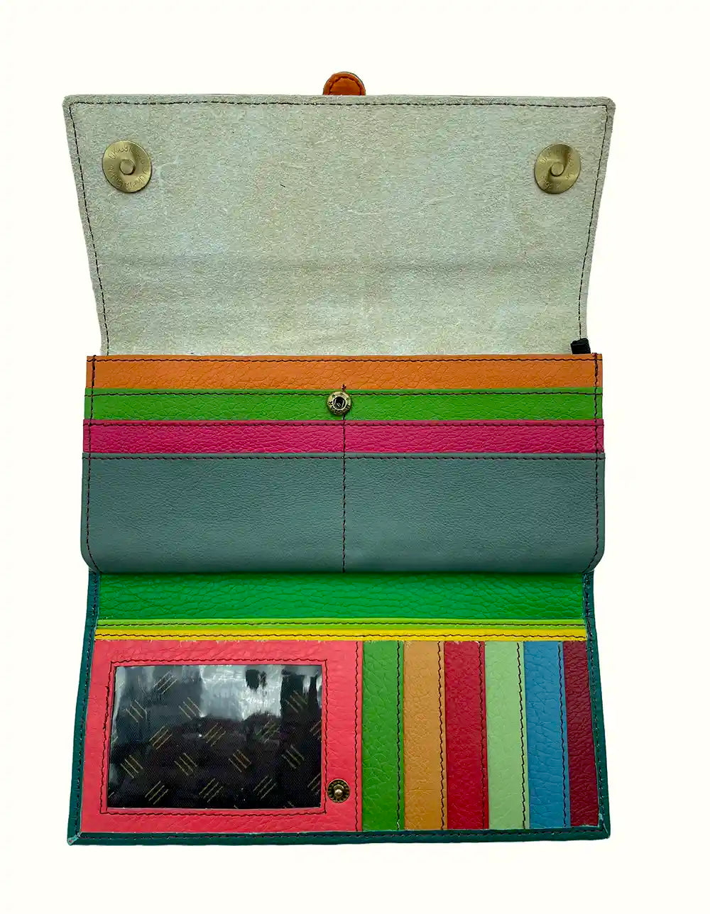 Portafoglio Donna con animalier in pelle riciclata