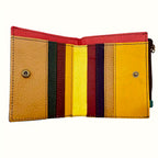 Portafoglio donna piccolo in pelle con zip