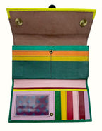 Portafoglio Donna con animalier in pelle riciclata