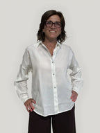 camicia bianca cotone biologico GOTS