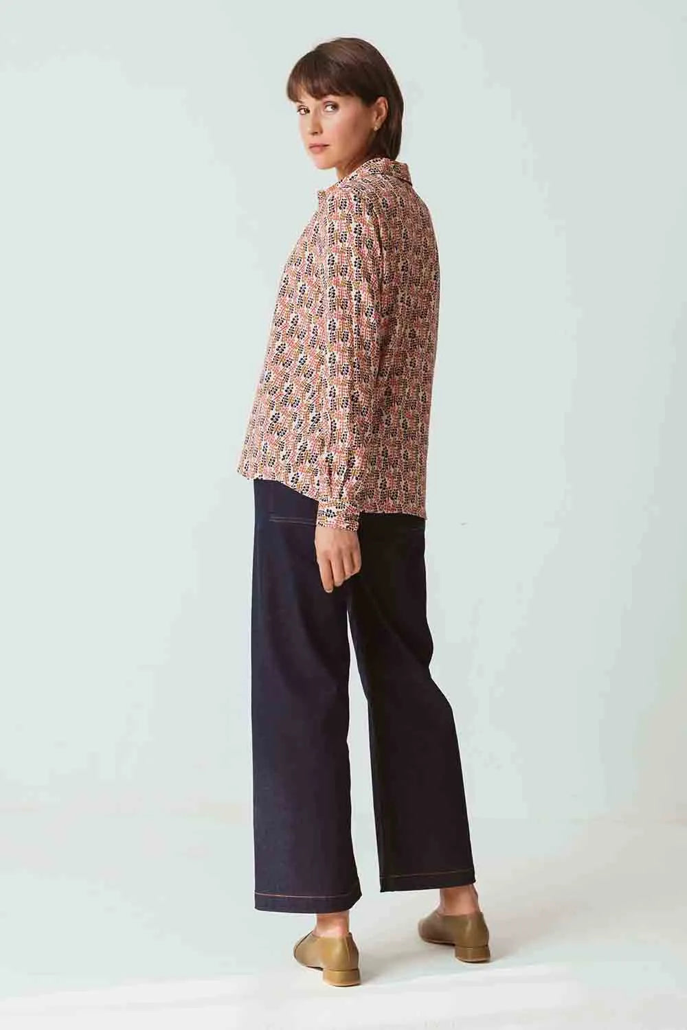 SKFK | Camicia Donna Multicolor in Ecovero | Abbigliamento bio