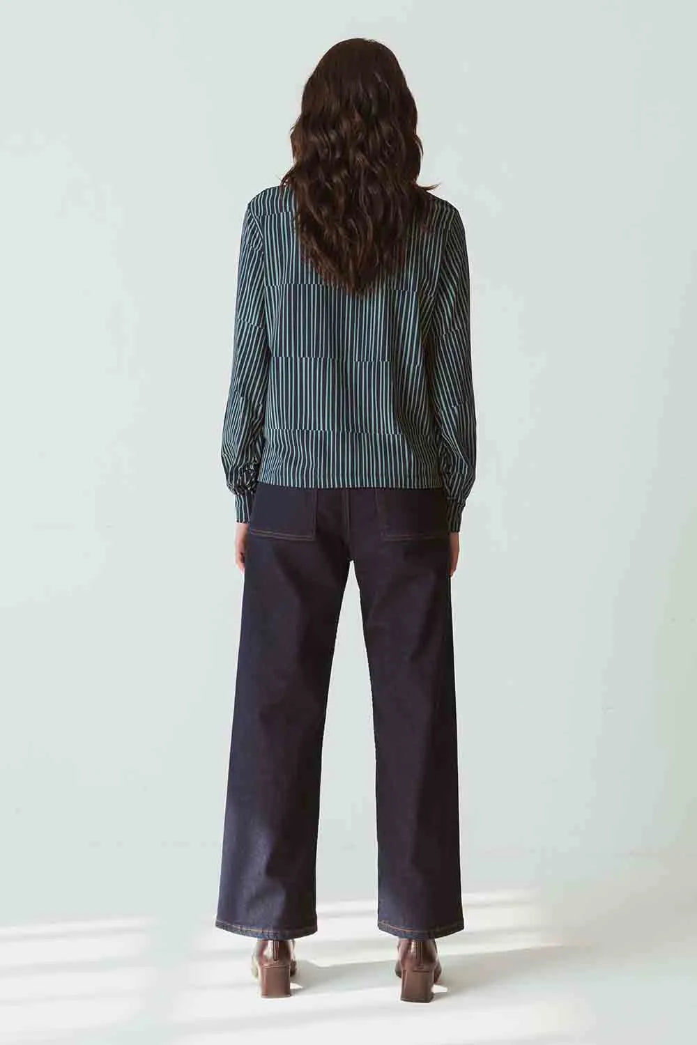 Skfk Maglia donna bio a manica lunga realizzata in cotone organico