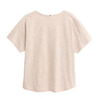 T-shirt a righe in cotone biologico