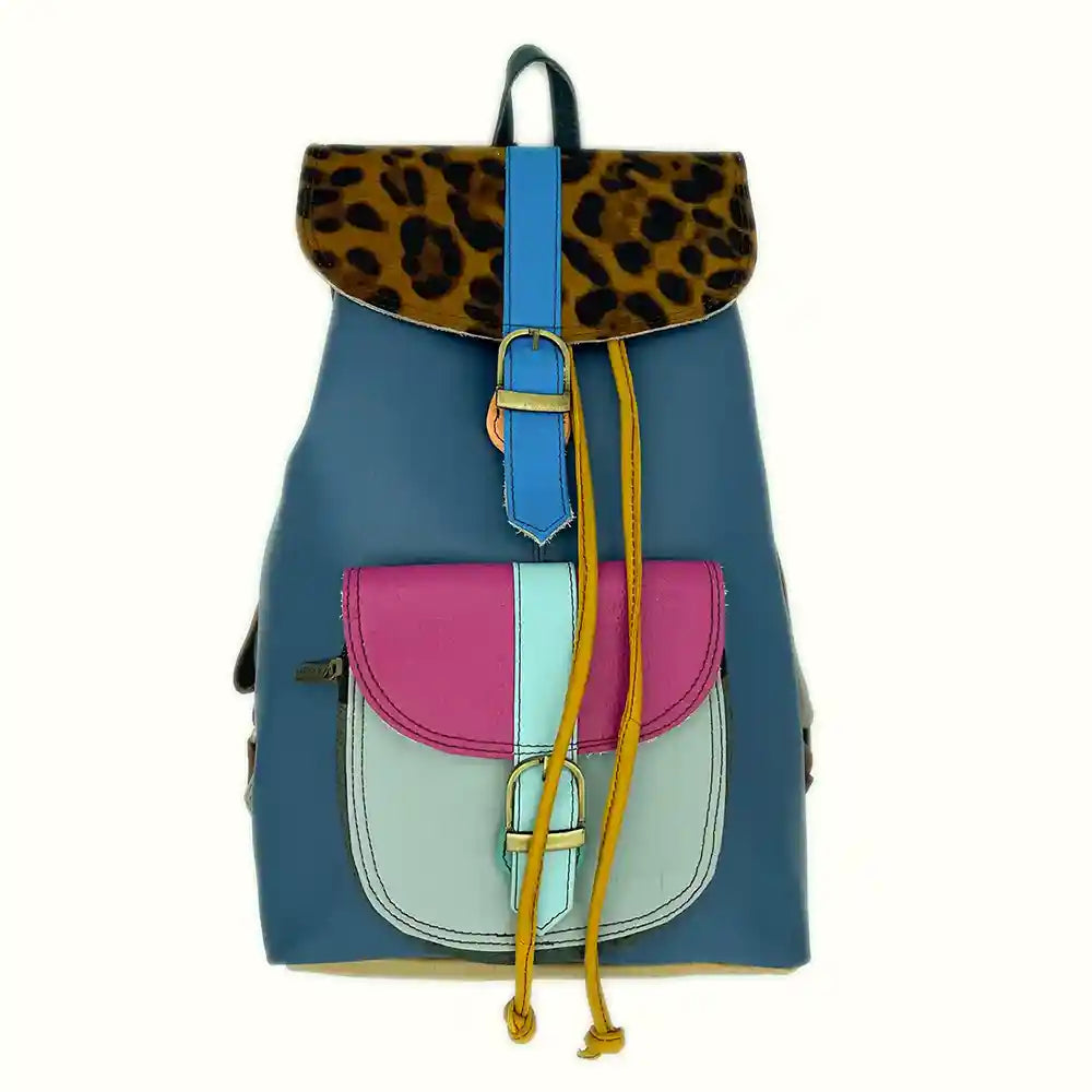 Zaino Backpack Pelle Liscia e Animalier
