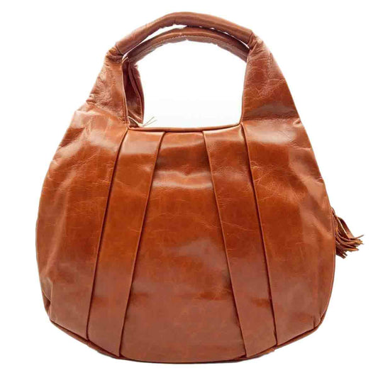 Borsa Vintage Donna tonda Cuoio