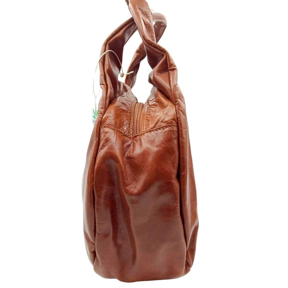 Borsa Vintage Donna tonda Cuoio