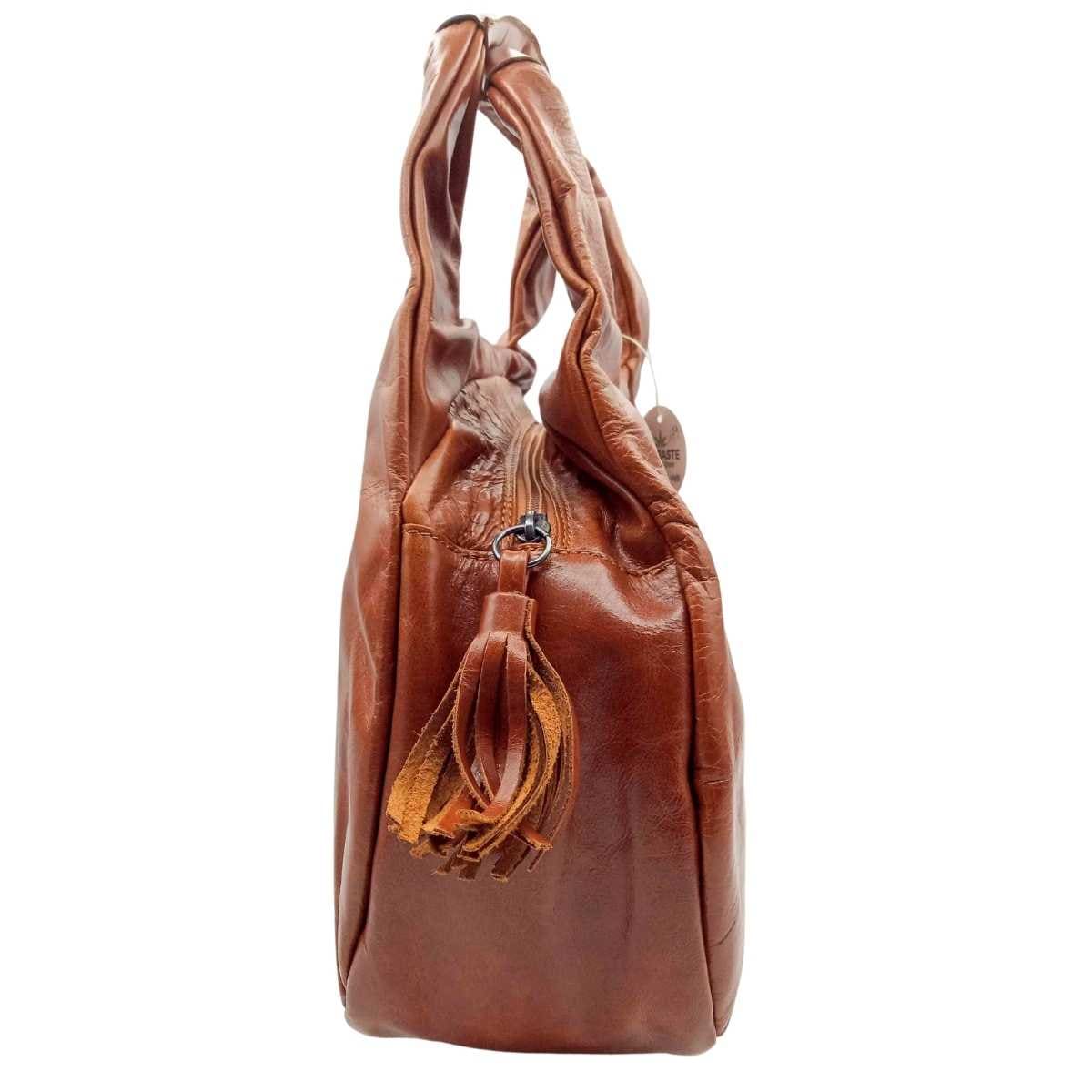 Borsa Vintage Donna tonda Cuoio